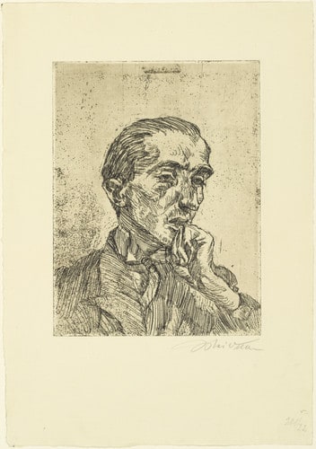 Portrait of Pianist Walter Kaempfer (I) (Bildnis Pianist Walter Kloepfer [I])