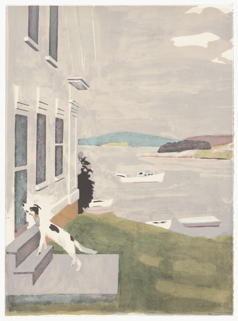 The Dog at the Door from Ten Lithographs by Ten Artists