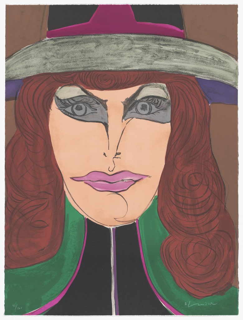 Red Head from Ten Lithographs by Ten Artists