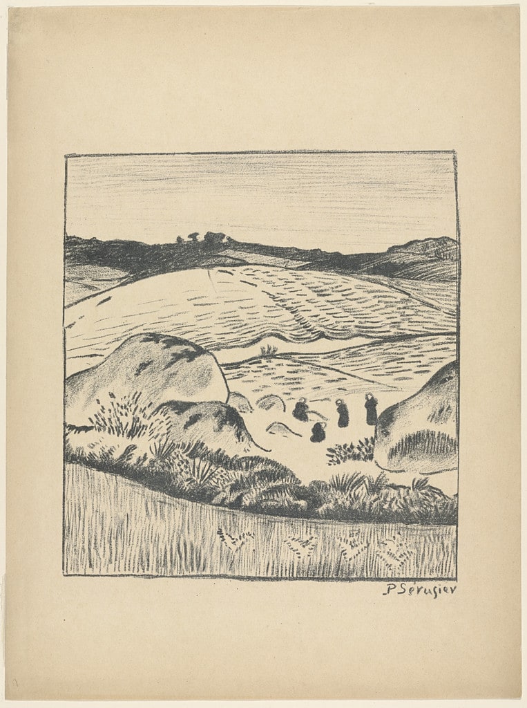 Landscape in Brittany