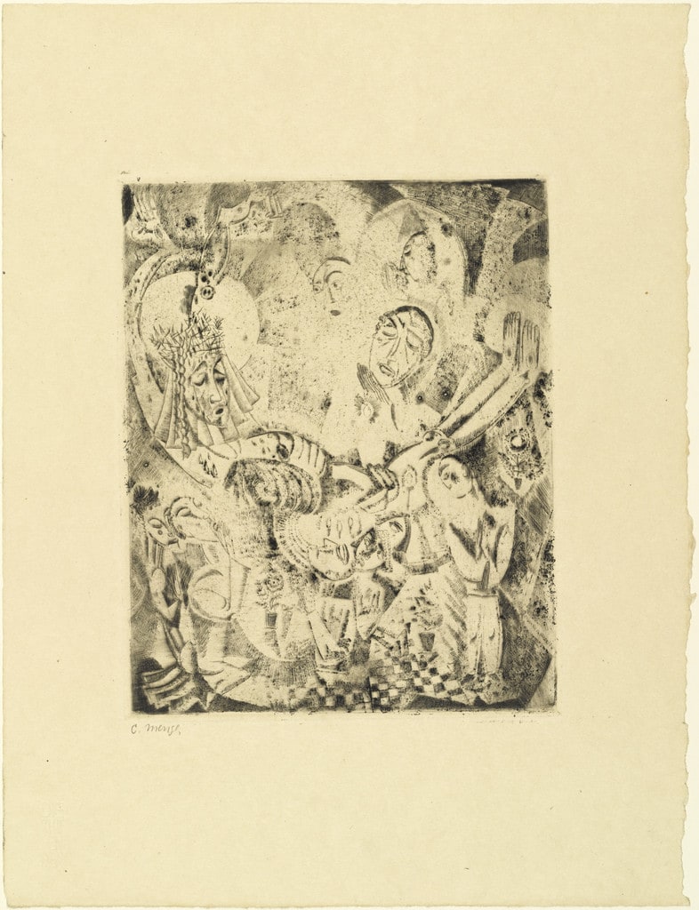 Good Friday (Karfreitag) from the periodical in portfolio form Die Schaffenden, vol. 1, no. 4