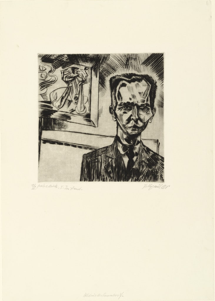 Portrait of the Art Collector Ludwig Fischer, Frankfurt (Bildnis des Kunstsammlers Ludwig Fischer, Frankfurt)