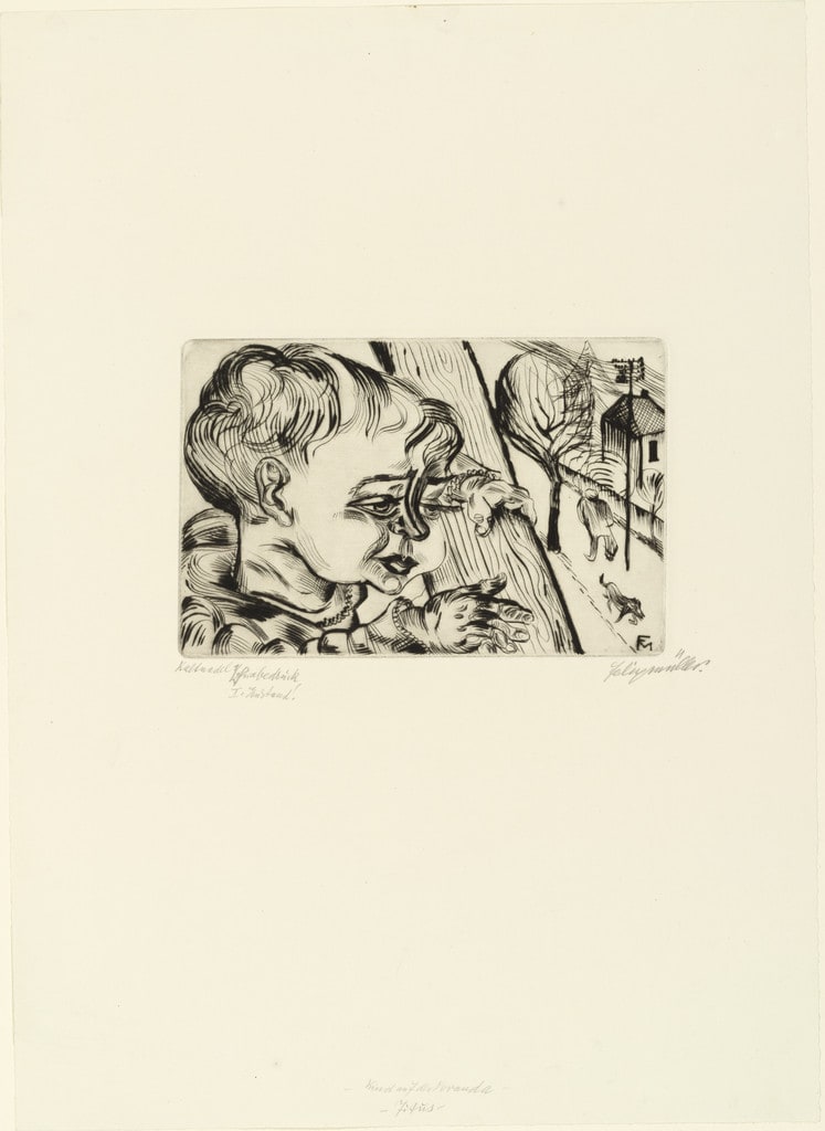 Child on the Veranda (Son Titus) (Kind auf der Veranda (Sohn Titus))