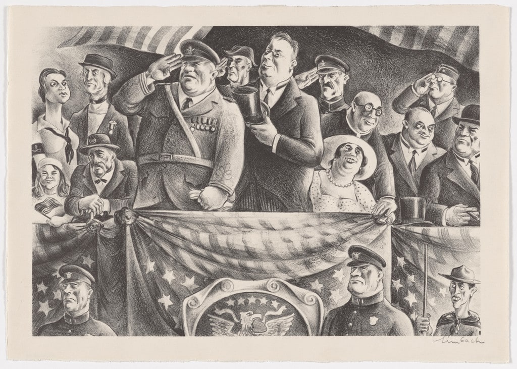 Reviewing Stand from The American Scene, no. 2