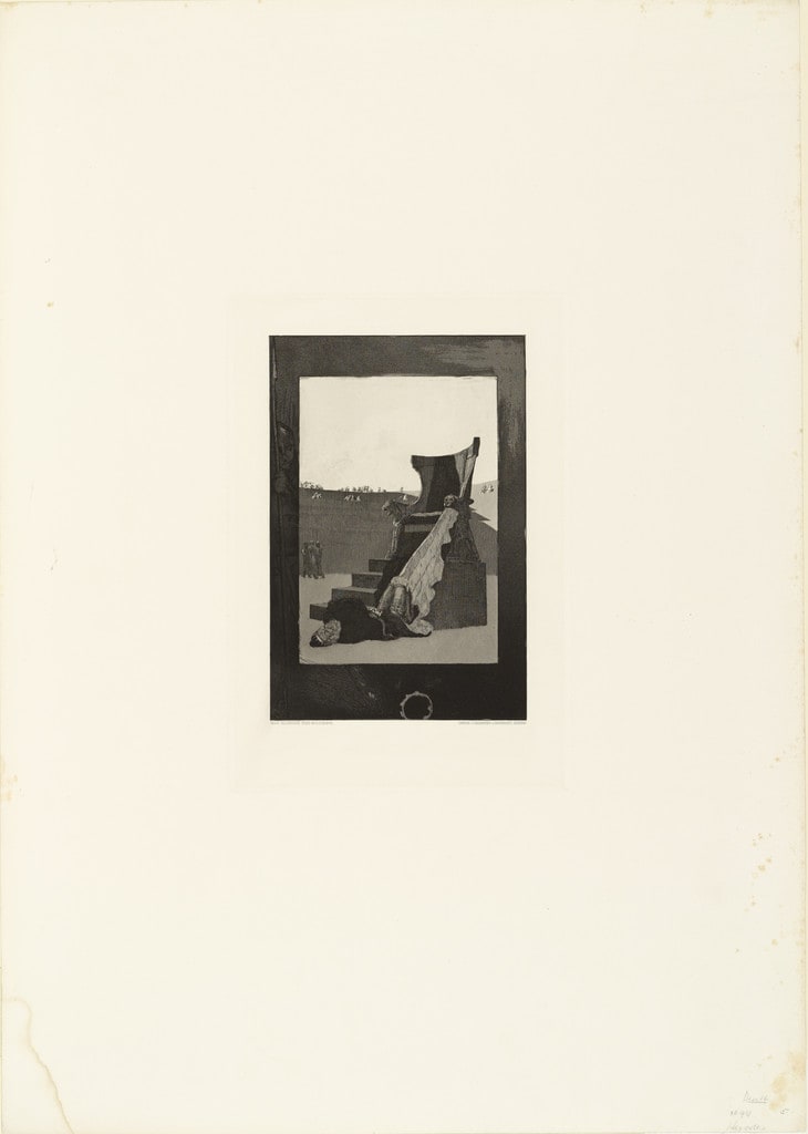 Herod (Herodes) (plate 6) from the portfolio On Death, Part I, Opus XI (Vom Tode, Erster Teil, Opus XI)