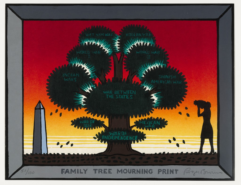 Family Tree Mourning Print