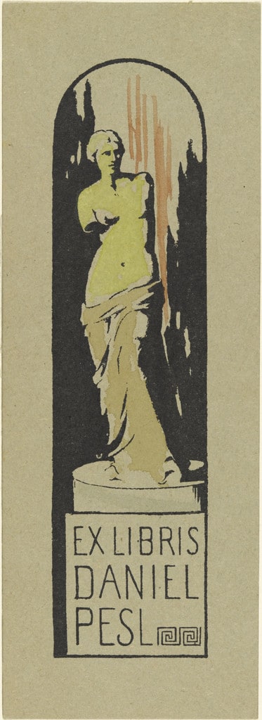 Bookplate Daniel Pesl II (Exlibris Daniel Pesl II)