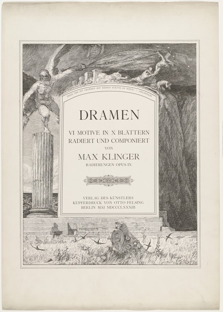 Dramas, Opus IX (Dramen, Opus IX)