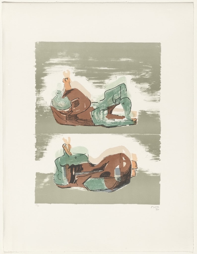 Two Reclining Figures from Reclining Figures