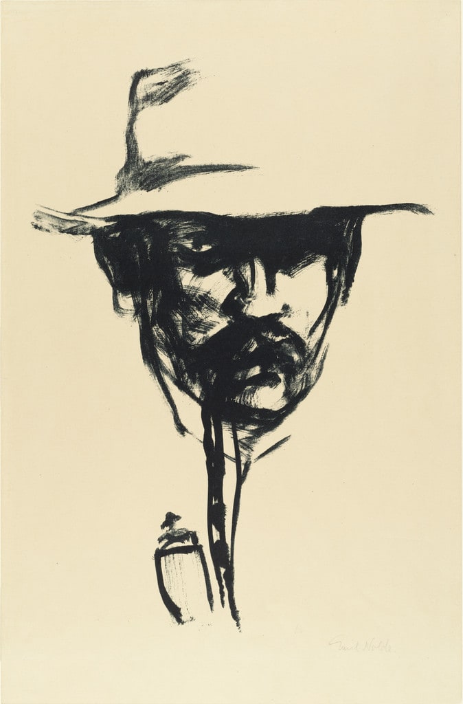 Head with Pipe, E.N. (Kopf mit Pfeife, E.N.)