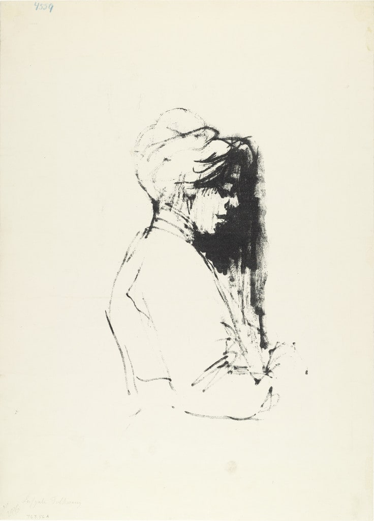 Alice (recto); Nude with Thick Hair (Akt mit starkem Haar)