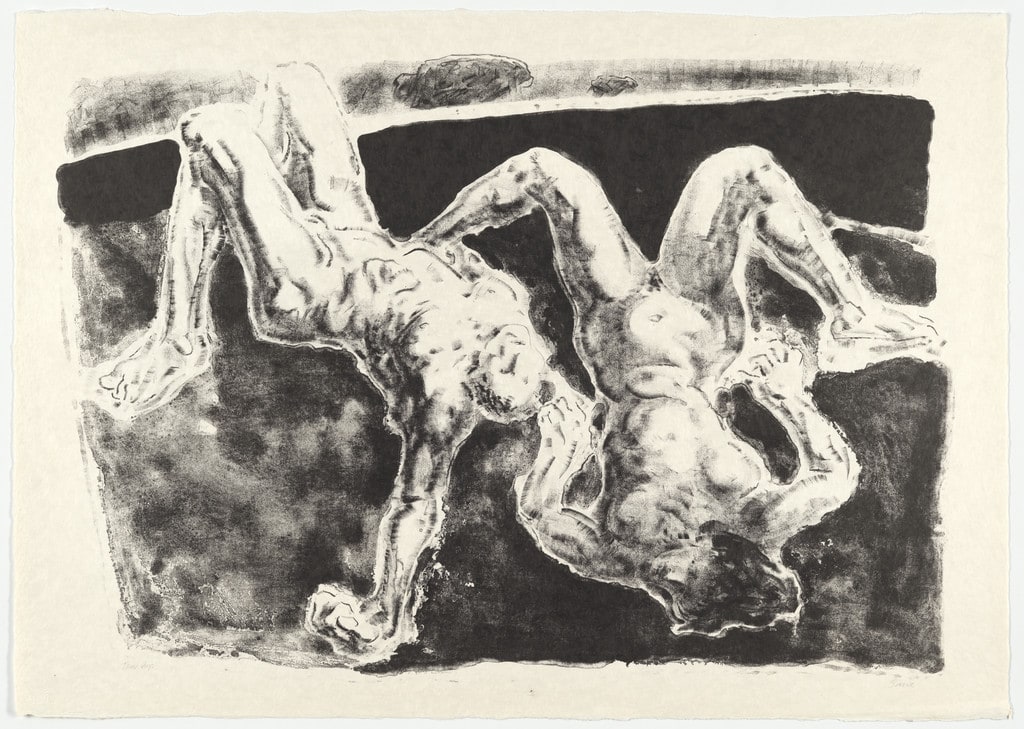 Two Figures and Sea
