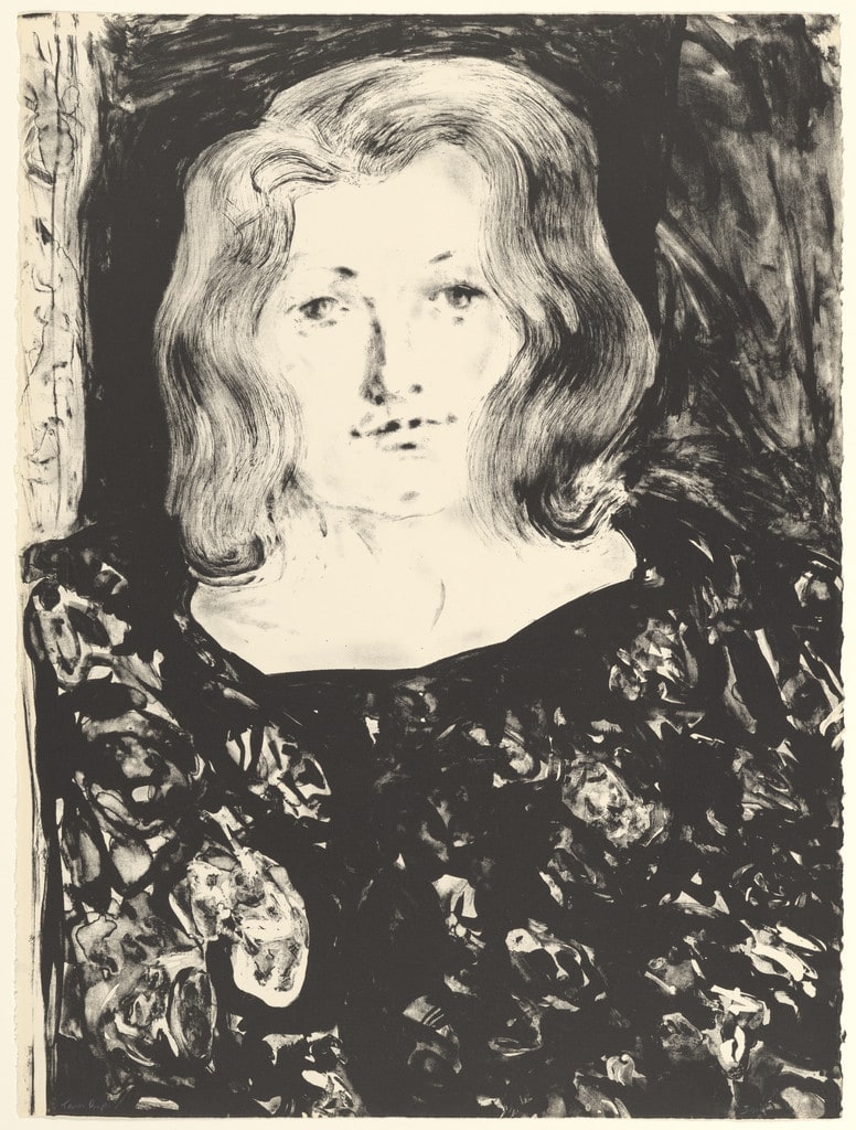 Woman in a Flowered Blouse