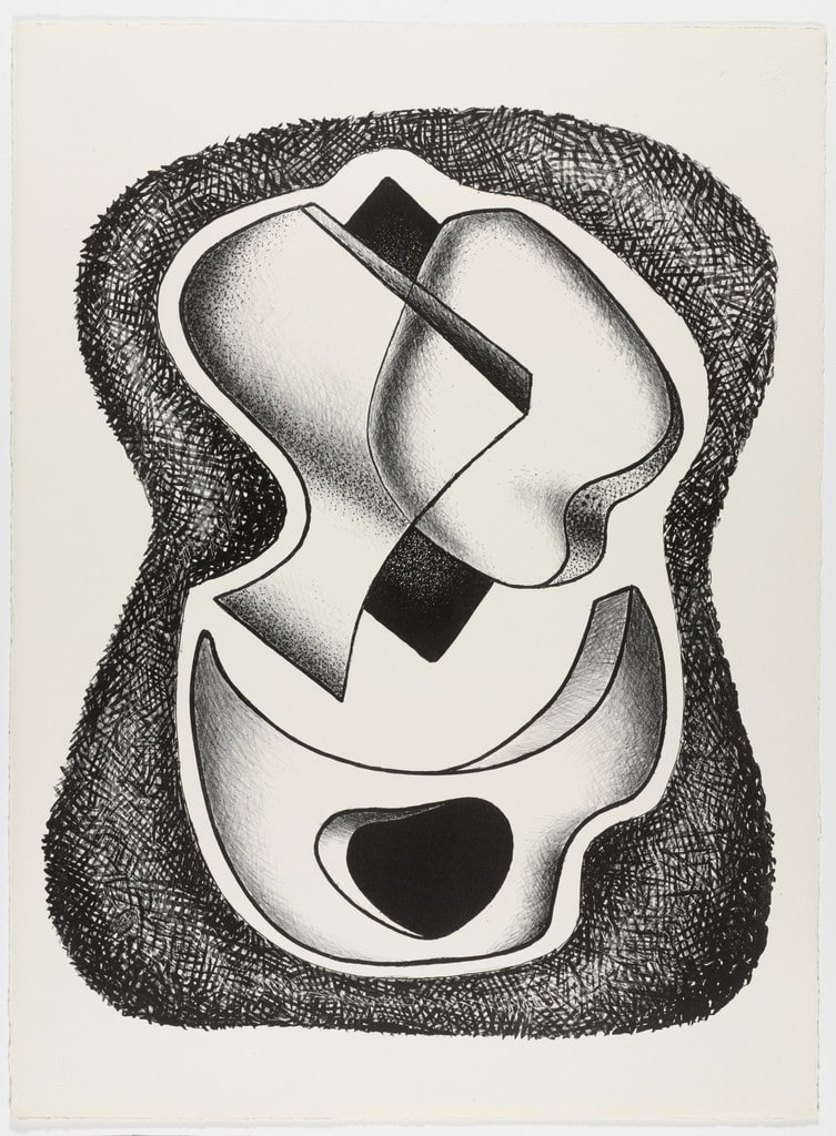 Rendezvous of Four Forms (Les rendez-vous des quatre formes) from the portfolio Living Forms (Les formes vivantes)