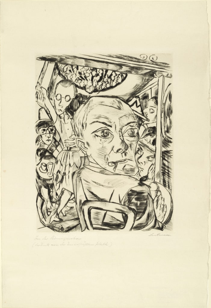 Königin Bar (Self-Portrait) (Königinbar [Selbstbildnis])