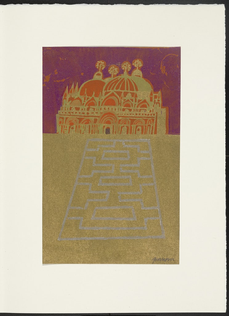Basilica San Marco from the portfolio Views of Venice (Vedute di Venezia)