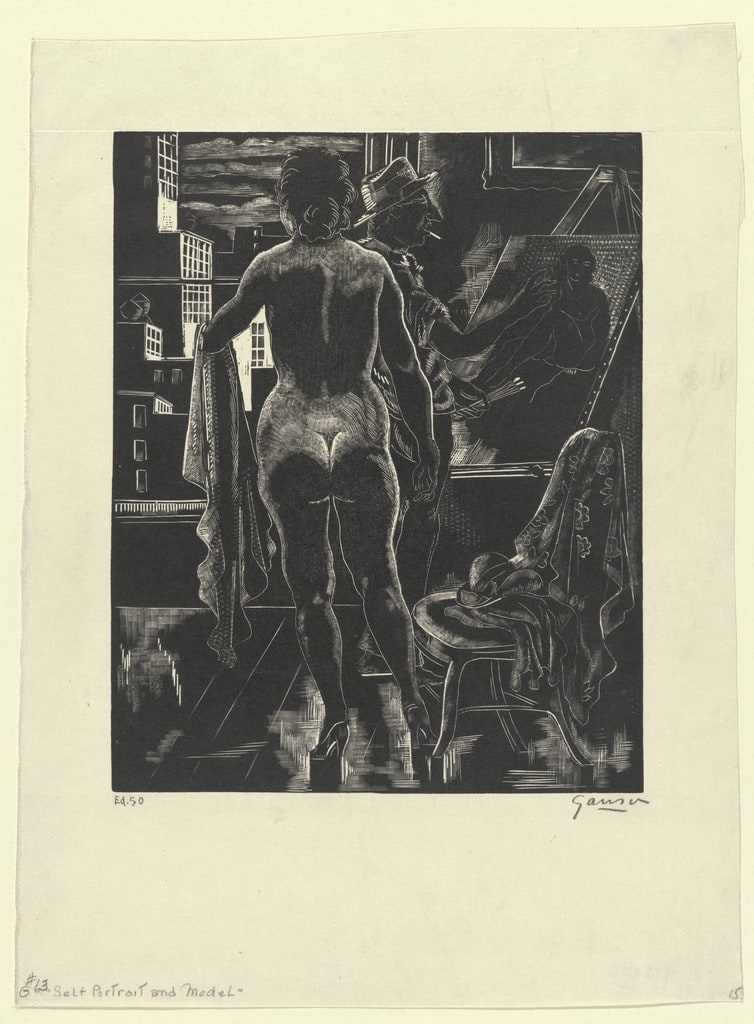Self Portrait with Model