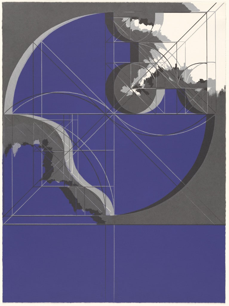 Blue Seal I from the series Tamarind Squares