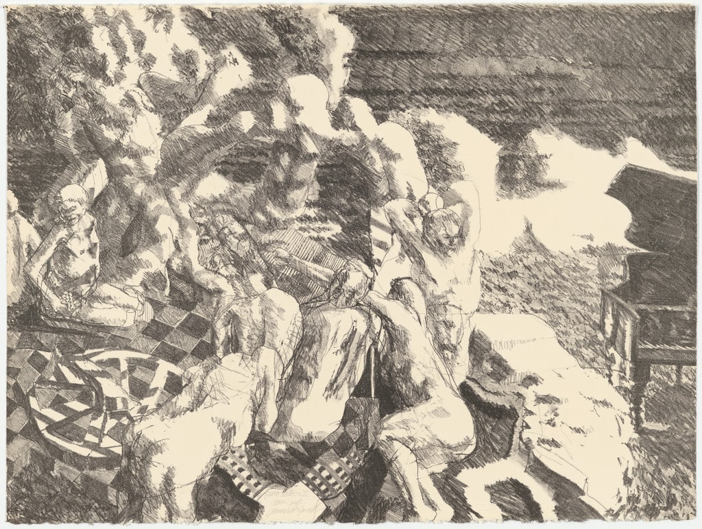 Piano Bathers II