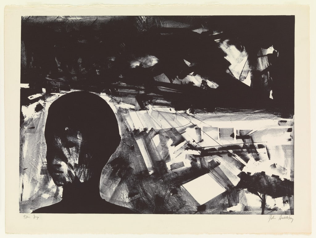 Head in Landscape