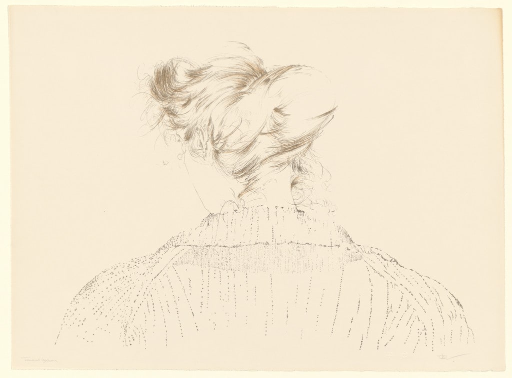 Head of a Woman from the portfolio Of Nature, Of Man