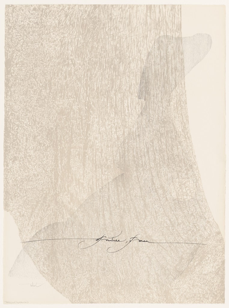 Title page from the portfolio Of Nature, Of Man