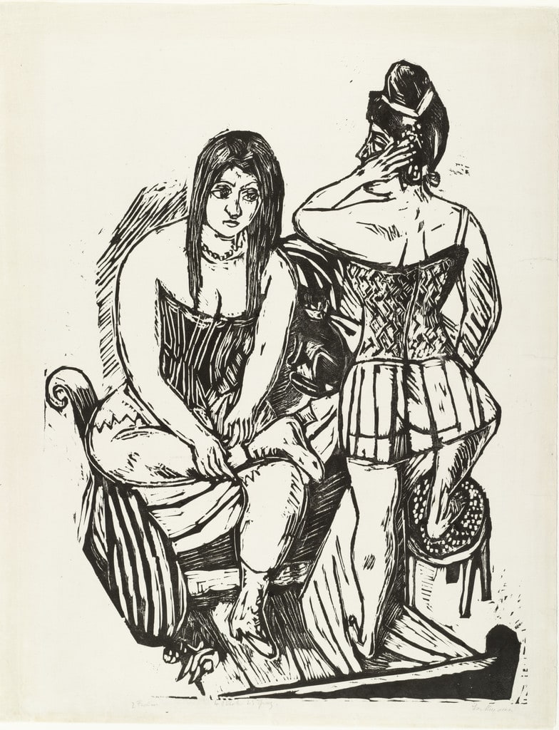 At the Toilette (Bei der Toilette)