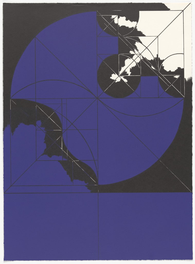 Blue Seal II from the series Tamarind Squares