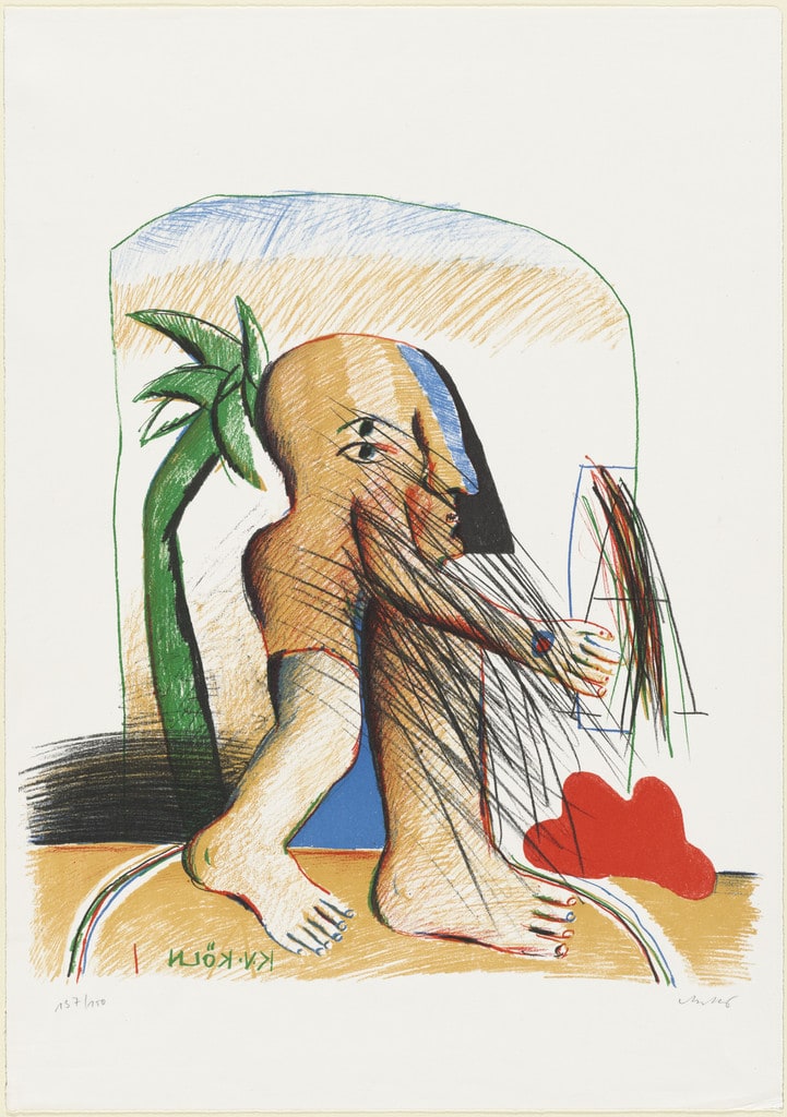 Figure with Palm
