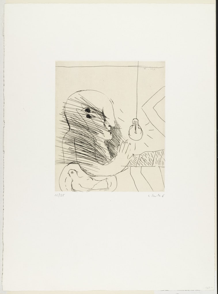 Figure with Lamp