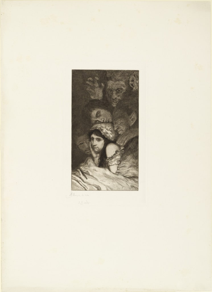 Dreams (Träume) (plate 3) for the portfolio A Life, Opus VIII (Ein Leben, Opus VIII)
