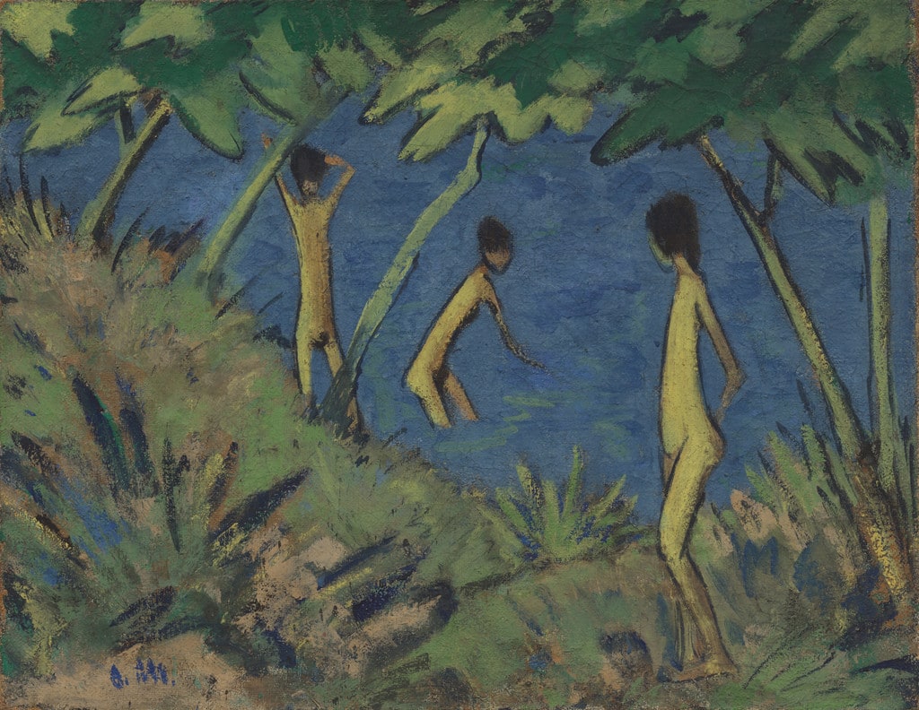 Landscape with Yellow Nudes