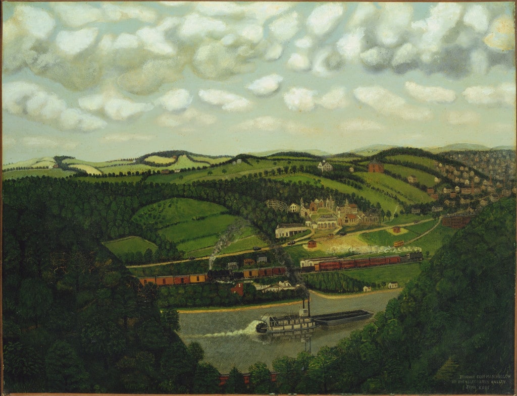 Through Coleman Hollow up the Allegheny Valley