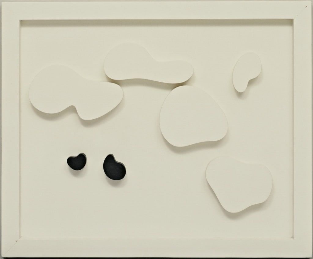 Constellation with Five White and Two Black Forms: Variation 2