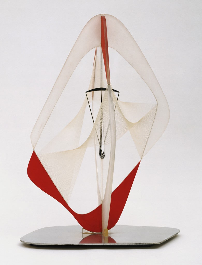 Linear Construction in Space no. 3, with Red