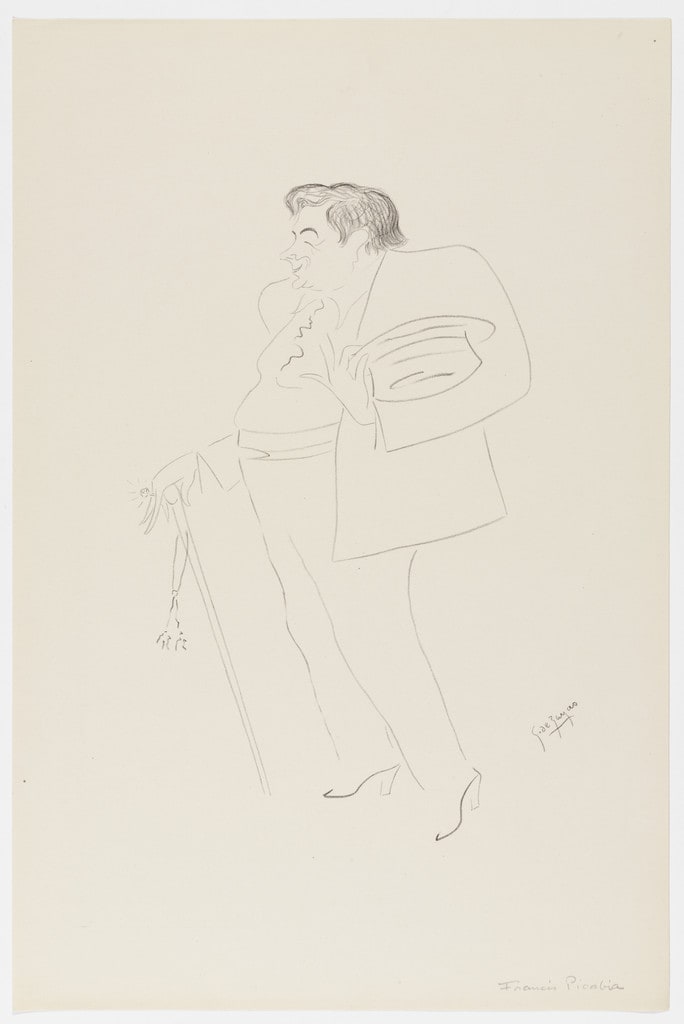 Francis Picabia from Caricatures by Georges de Zayas: Eight Very Modern Painters, Two Sculptors and a Musician (Caricatures par Georges de Zayas: Huit peintres, deux sculpteurs et un musicien très modernes)