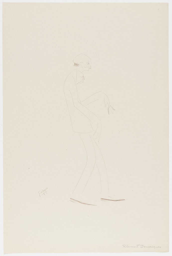 Georges Ribemont-Dessaignes from Caricatures by Georges de Zayas: Eight Very Modern Painters, Two Sculptors and a Musician (Caricatures par Georges de Zayas: Huit peintres, deux sculpteurs et un musicien très modernes)