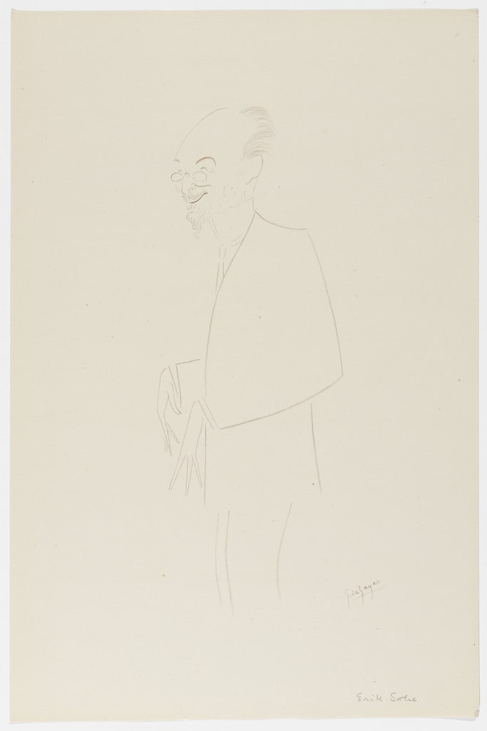Erik Satie from Caricatures by Georges de Zayas: Eight Very Modern Painters, Two Sculptors and a Musician (Caricatures par Georges de Zayas: Huit peintres, deux sculpteurs et un musicien très modernes)