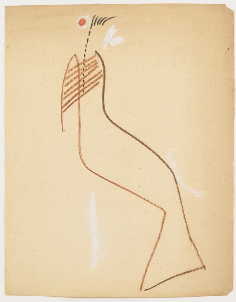Untitled drawing for Soleil vitré