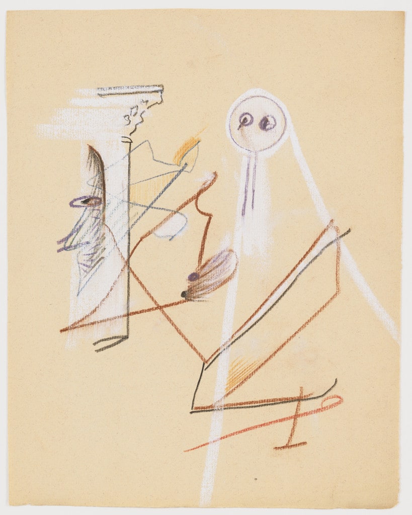 Untitled drawing for Soleil vitré