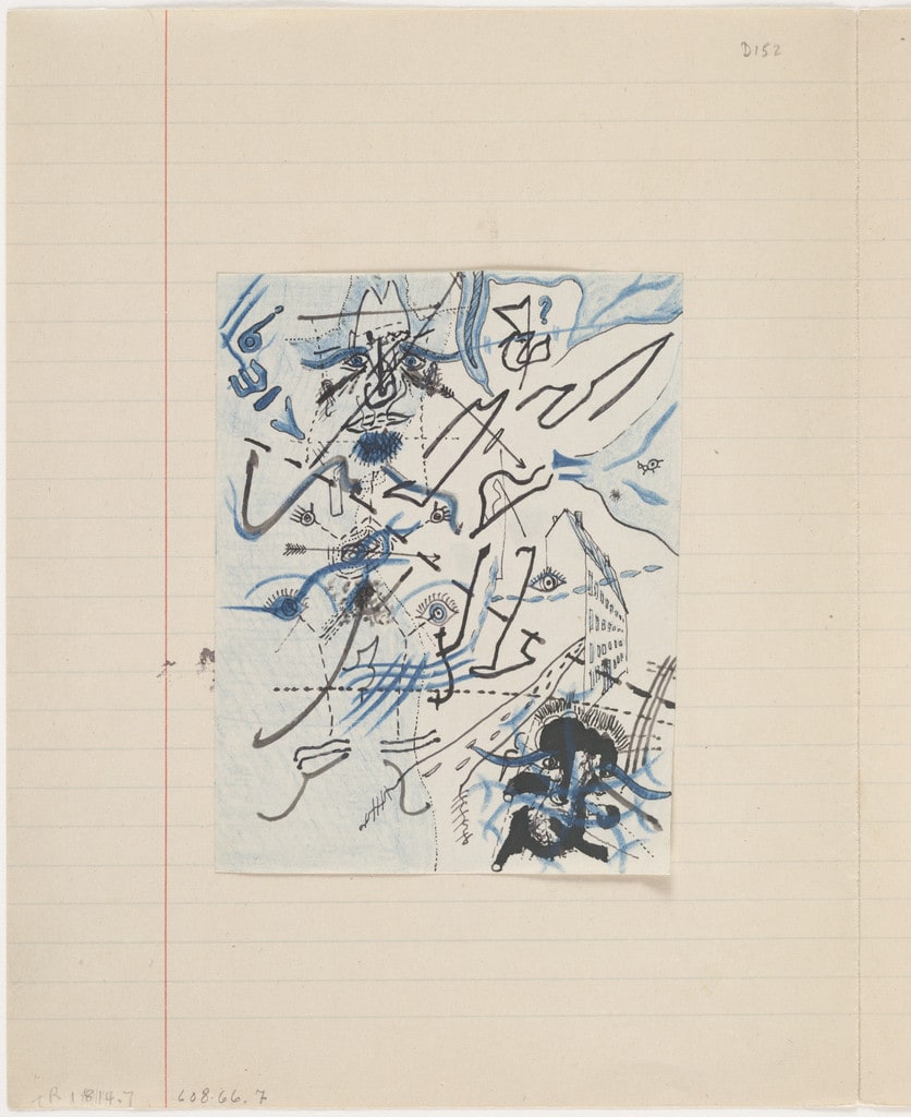 Untitled drawing for Soleil vitré