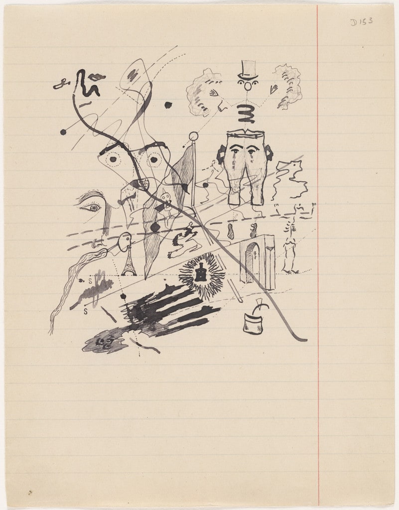 Untitled drawing for Soleil vitré