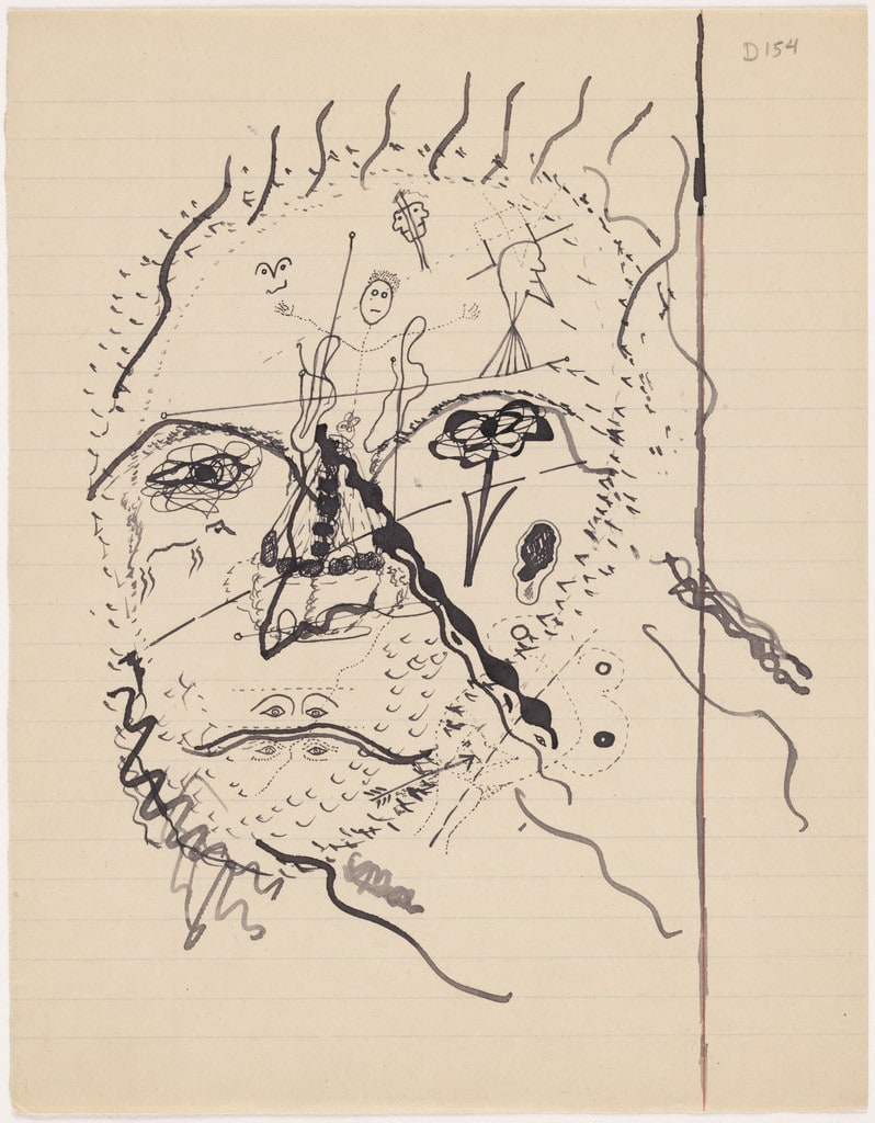 Untitled drawing for Soleil vitré
