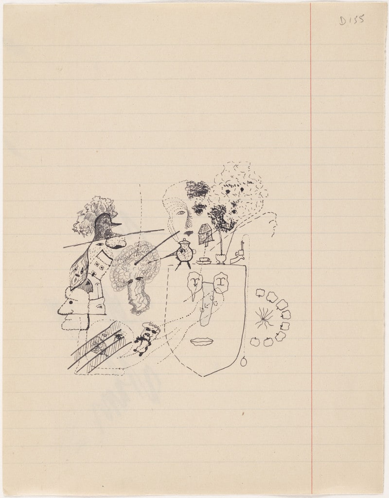 Untitled drawing for Soleil vitré