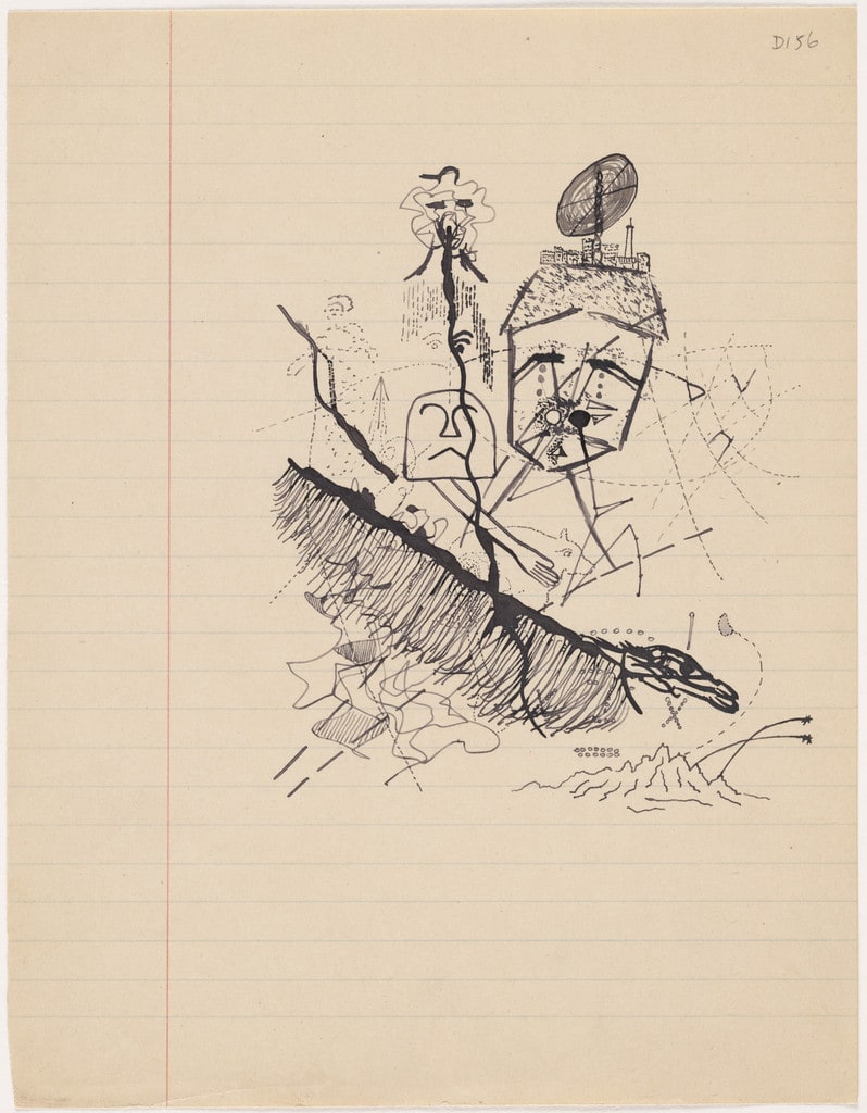 Untitled drawing for Soleil vitré