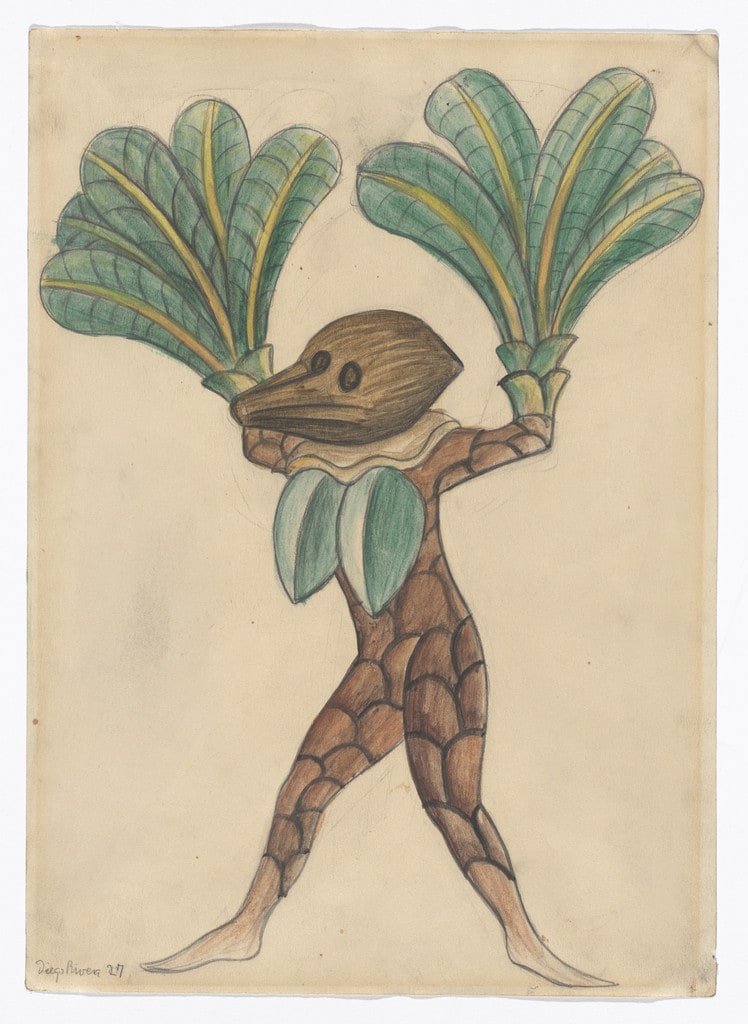 Cocoa Nut. Costume design for the ballet H.P. (Horsepower)