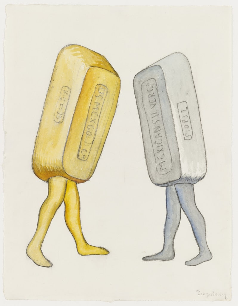 U.S. – Mexico Gold – Silver. Costume designs for the ballet H.P. (Horsepower)
