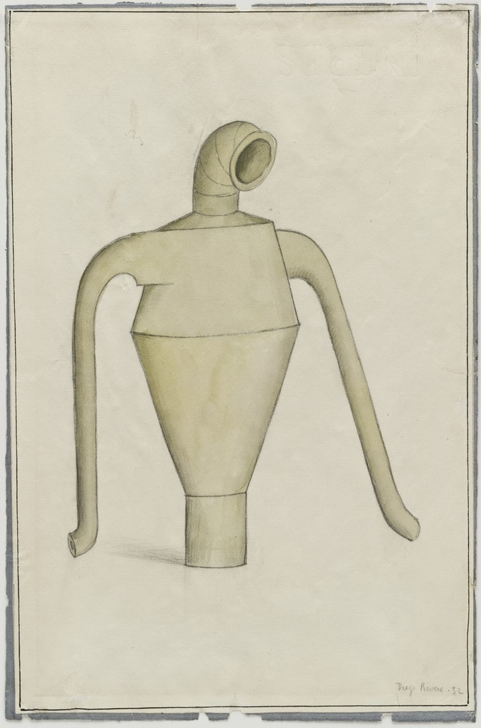 Ventilator Pipe. Set design for the ballet H.P. (Horsepower)