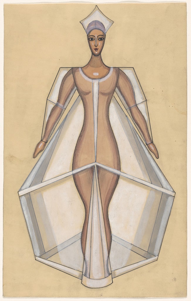 Costume design for the ballet Les Noces (The Wedding)