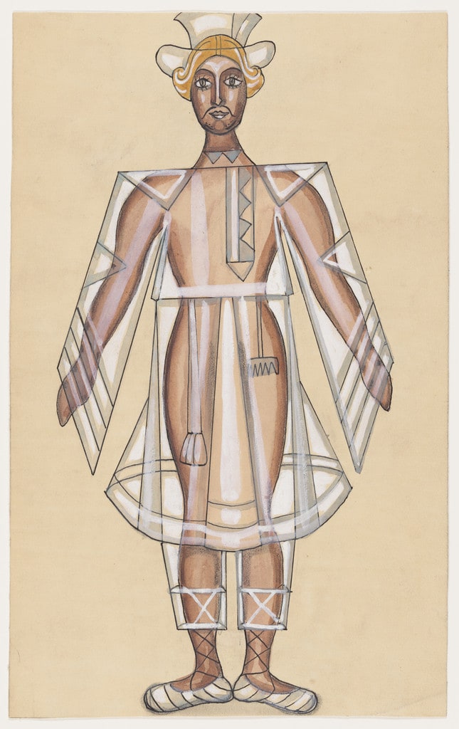 Costume design for the ballet Les Noces (The Wedding)
